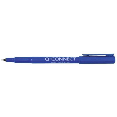 Q-Connect, Stylo, Stylo fin bleu (1x) Q-Connect, Stylo, Stylo fin bleu (1x)