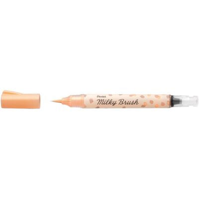 Pentel, Écriture + dessin, Crayon à pinceau Milky Brush Orange (1x) Pentel, Écriture + dessin, Crayon à pinceau Milky Brush Orange (1x)