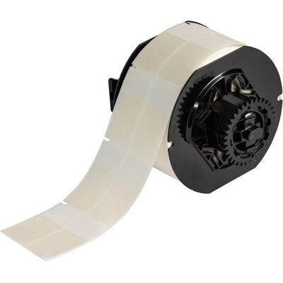Brady, Rouleau d’étiquettes, B33-75-417, vinyle auto-laminant, blanc/transparent, 25.40 x 19.05(57.15) mm, permanent (58.42 mm) Brady, Rouleau d’étiquettes, B33-75-417, vinyle auto-laminant, blanc/transparent, 25.40 x 19.05(57.15) mm, permanent (58.42 mm)