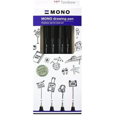 Tombow, Stylo, Crayon à dessin mono (4x) Tombow, Stylo, Crayon à dessin mono (4x)