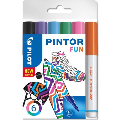 Pilot, Marqueur, Pintor Fine Set de 6 Creative (6x) Pilot, Marqueur, Pintor Fine Set de 6 Creative (6x)