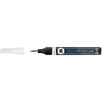 Molotow, Marqueur, Marqueur pinceau Pump Softliner Aqua 1mm noir profond (1x) Molotow, Marqueur, Marqueur pinceau Pump Softliner Aqua 1mm noir profond (1x)
