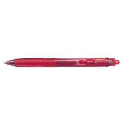 Pilot, Stylo, Roller à encre gel G-Knock Begreen largeur de trait : 0,4 mm couleur de l'encre : rouge (1x) Pilot, Stylo, Roller à encre gel G-Knock Begreen largeur de trait : 0,4 mm couleur de l'encre : rouge (1x)