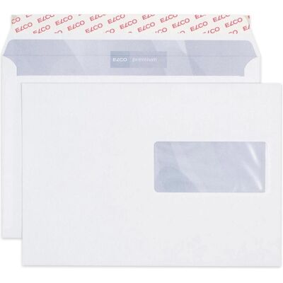 Elco, Enveloppes, Prime à l'enveloppe, fenêtre de droite (162 x 229 mm, 500x) Elco, Enveloppes, Prime à l'enveloppe, fenêtre de droite (162 x 229 mm, 500x)