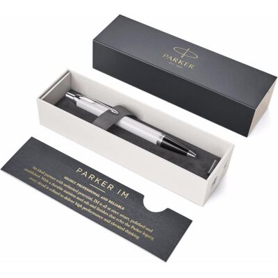 Parker Pen, Stylo, IM Laque blanche C.C. (1x) Parker Pen, Stylo, IM Laque blanche C.C. (1x)