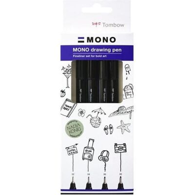 Tombow, Stylo, Crayon à dessin mono (4x) Tombow, Stylo, Crayon à dessin mono (4x)