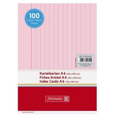 Brunnen, Fiche, MAP.A6 LIN RED/Pà100 (A6, 180 g/m²) Brunnen, Fiche, MAP.A6 LIN RED/Pà100 (A6, 180 g/m²)