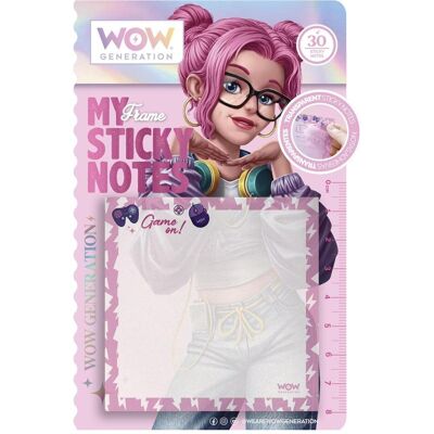 Magni, Notes adhésives, Notes repositionnables WOW GENERATION transparentes (76 x 5 mm) Magni, Notes adhésives, Notes repositionnables WOW GENERATION transparentes (76 x 5 mm)