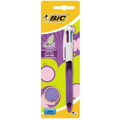 Bic, Stylo, Stylo à bille Grip 4 couleurs (1x) Bic, Stylo, Stylo à bille Grip 4 couleurs (1x)