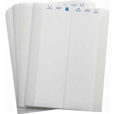 Brady, Rouleau d’étiquettes, LAT-32-747-1, polyester, blanc, 76.20 x 22.86 mm, adhésif permanent, US letter, 2 pistes (1.0 Brady, Rouleau d’étiquettes, LAT-32-747-1, polyester, blanc, 76.20 x 22.86 mm, adhésif permanent, US letter, 2 pistes (1.0