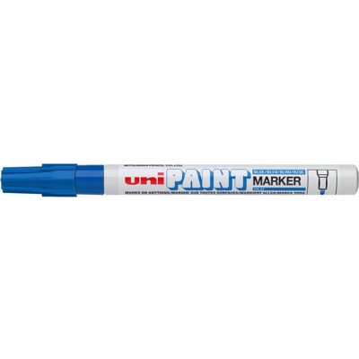 Marqueur à huile Uni-Ball Bleu - Marqueur Permanent pour Surfaces Marqueur à huile Uni-Ball Bleu - Marqueur Permanent pour Surfaces
