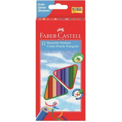 Faber-Castell, Écriture + dessin, 120523 crayon de couleur 12 pièce(s) (12x) Faber-Castell, Écriture + dessin, 120523 crayon de couleur 12 pièce(s) (12x)