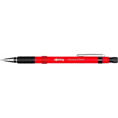 Rotring, Crayon à papier + critérium, 2089099 VISUMAX Porte-mine fin rouge 0.5 2B (0.50 mm, 2B) Rotring, Crayon à papier + critérium, 2089099 VISUMAX Porte-mine fin rouge 0.5 2B (0.50 mm, 2B)