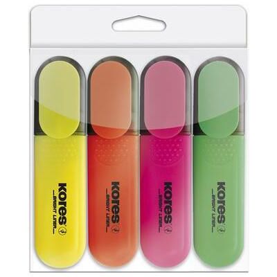 Kores, Marqueur, Highlighter Bright Liner (4x) Kores, Marqueur, Highlighter Bright Liner (4x)