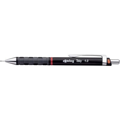 Rotring, Crayon à papier + critérium, Crayon à mine fine Tikky (1 mm, HB, 1x) Rotring, Crayon à papier + critérium, Crayon à mine fine Tikky (1 mm, HB, 1x)