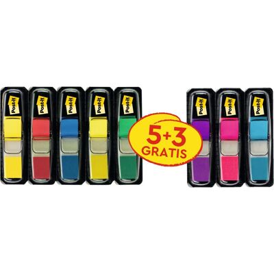 Post-it, Notes adhésives, Index repositionnables Index Mini (43.10 x 11.90 mm) Post-it, Notes adhésives, Index repositionnables Index Mini (43.10 x 11.90 mm)