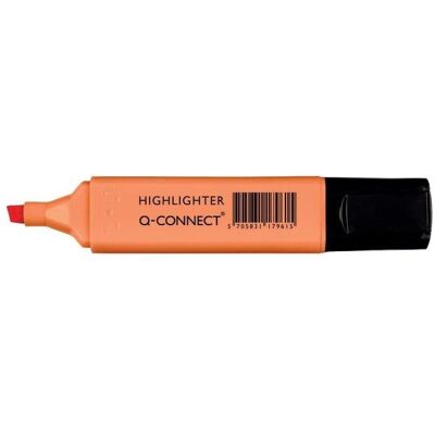 Q-Connect, Marqueur, Surligneur orange pastel (1x) Q-Connect, Marqueur, Surligneur orange pastel (1x)
