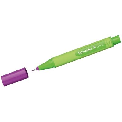 Schneider, Stylo, Fineliner Link-It - Rouge-violet (10x) Schneider, Stylo, Fineliner Link-It - Rouge-violet (10x)