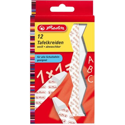 Herlitz, Écriture + dessin, 08648107 Craie (e) (12x) Herlitz, Écriture + dessin, 08648107 Craie (e) (12x)