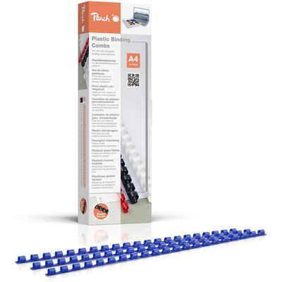 Peach Dos de reliure en plastique, 6 mm, 21 anneaux, graduation US bleu, Relieuse : accessoires, Bleu Peach Dos de reliure en plastique, 6 mm, 21 anneaux, graduation US bleu, Relieuse : accessoires, Bleu
