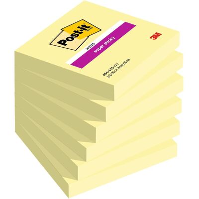 Post-it, Notes adhésives, Notes adhésives (76 x 76 mm) Post-it, Notes adhésives, Notes adhésives (76 x 76 mm)