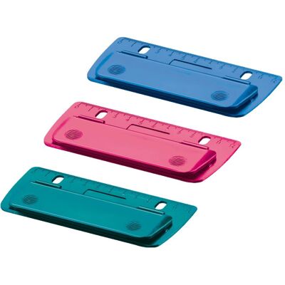 Herlitz, Perforatrice, Blocage de la couleur des mini-poches de poche Herlitz, Perforatrice, Blocage de la couleur des mini-poches de poche