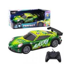 Lean Toys Ferngesteuertes Rc-Rennauto Leuchtendes Gehäuse Grün Lean Toys Ferngesteuertes Rc-Rennauto Leuchtendes Gehäuse Grün
