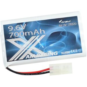 Amewi Batterie Ni-MH AMXRacing 9.6V 700mAh, prise Tamiya (700 mAh, 9.60 V) Amewi Batterie Ni-MH AMXRacing 9.6V 700mAh, prise Tamiya (700 mAh, 9.60 V)