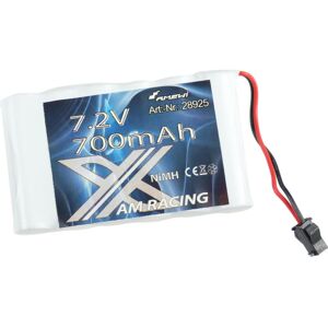 Amewi Batterie AMXRacing Ni-MH 7.2V 700mAh, prise HBX (700 mAh, 7.20 V) Amewi Batterie AMXRacing Ni-MH 7.2V 700mAh, prise HBX (700 mAh, 7.20 V)