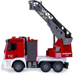 Jamara Feuerwehr Drehleiter Mercedes -Benz Antos 1:26 2,4GHz mit Spritzfunktion Jamara Feuerwehr Drehleiter Mercedes -Benz Antos 1:26 2,4GHz mit Spritzfunktion
