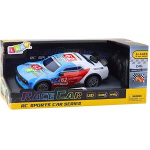 Lean Toys Sportwagen Fernsteuerung Rc Lichter Dampf Blau 1:22 Lean Toys Sportwagen Fernsteuerung Rc Lichter Dampf Blau 1:22