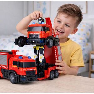 Lean Toys Feuerwehr-Roboterauto 2-in-1 ferngesteuert mit Licht, Sound und Wasser Lean Toys Feuerwehr-Roboterauto 2-in-1 ferngesteuert mit Licht, Sound und Wasser