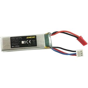 Amewi LiPo Akku 2S 7,4V 600mAh 30C JST-BEC (600 mAh, 7.40 V) Amewi LiPo Akku 2S 7,4V 600mAh 30C JST-BEC (600 mAh, 7.40 V)