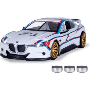 Weiss BMW 3.0 CSL Hommage R Diecast 1:24 weiss inkl. Knopfzellen Weiss BMW 3.0 CSL Hommage R Diecast 1:24 weiss inkl. Knopfzellen