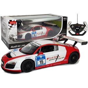 Voiture RC Audi R8 LMS - 1:14 Blanc Rouge Voiture RC Audi R8 LMS - 1:14 Blanc Rouge