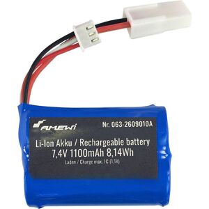 Amewi Batterie Li-Ion 2S 7,4V 600mAh Mini-Tamiya mâle (600 mAh, 7.40 V) Amewi Batterie Li-Ion 2S 7,4V 600mAh Mini-Tamiya mâle (600 mAh, 7.40 V)