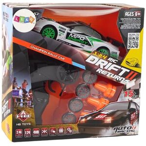 Lean Toys Dérive de voiture de sport R/C et changement de roue 15 km/h Lean Toys Dérive de voiture de sport R/C et changement de roue 15 km/h