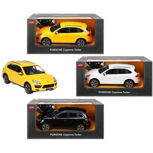 Rastar - Porsche Cayenne Turbo 1:14 - Noir/Blanc/Jaune - RC car Rastar - Porsche Cayenne Turbo 1:14 - Noir/Blanc/Jaune - RC car