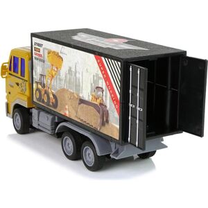 Leantoys Camion de construction télécommandé - 1:24 Jaune Leantoys Camion de construction télécommandé - 1:24 Jaune