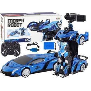 Lean Toys Roboterauto-Transformator R/C 1:10 blau Lean Toys Roboterauto-Transformator R/C 1:10 blau