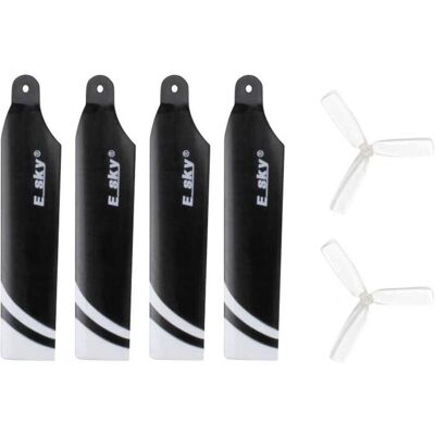 E-Sky Pièce détachée Set d'hélices Convient pour modèle réduit (modélisme) : Hélicoptère 150 EC E-Sky Pièce détachée Set d'hélices Convient pour modèle réduit (modélisme) : Hélicoptère 150 EC