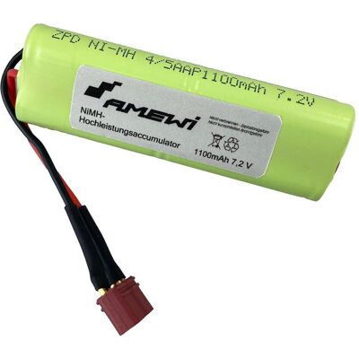 Amewi 82008 7.2V 1100mAh Ni-Mh Sea Rider. Warrior (V2) (1100 mAh, 7.20 V) Amewi 82008 7.2V 1100mAh Ni-Mh Sea Rider. Warrior (V2) (1100 mAh, 7.20 V)