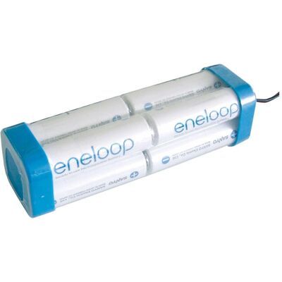 Pack de Batteries eneloop F2x2x2 AA - Rechargeable, 9.6V 2000mAh Pack de Batteries eneloop F2x2x2 AA - Rechargeable, 9.6V 2000mAh