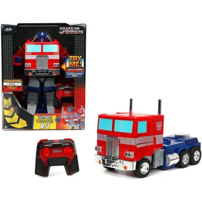 Jada RC Optimus Prime Converting Jada RC Optimus Prime Converting