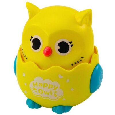 Lean Toys Kleine fröhliche kleine Eule, Friktionsantrieb, 4 Farben Lean Toys Kleine fröhliche kleine Eule, Friktionsantrieb, 4 Farben