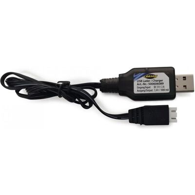 Chargeur USB Carson - 7,4V/1000mAh Li-Ion XHP - Alimentation RC Chargeur USB Carson - 7,4V/1000mAh Li-Ion XHP - Alimentation RC
