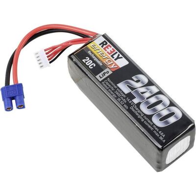 Reely Pack de Batterie LiPo 14.8V 2400mAh - Softcase EC3 Reely Pack de Batterie LiPo 14.8V 2400mAh - Softcase EC3