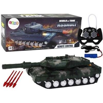Lean Toys Ferngesteuerter Panzer 27 MHz grün Lean Toys Ferngesteuerter Panzer 27 MHz grün