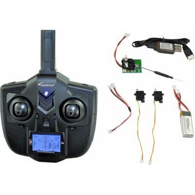 Amewi Kit électronique pour avions Micro RC, y compris gyroscope Mode 2 Amewi Kit électronique pour avions Micro RC, y compris gyroscope Mode 2
