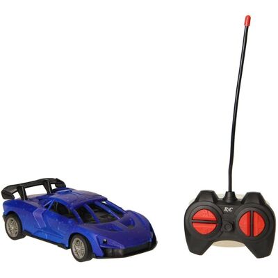 Voiture de course RC, bleu/noir, voiture pilotable Voiture de course RC, bleu/noir, voiture pilotable